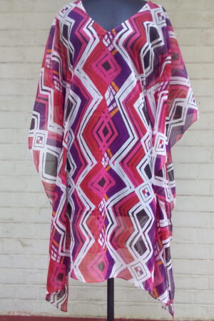 Printed Chiffon Kaftan