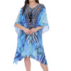 Short printed Kaftan