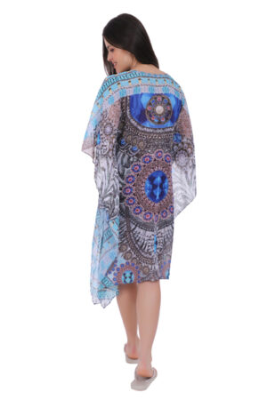 Women Short Printed Kaftan