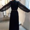 Belted abaya for women