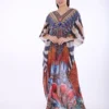 Kamila Multi-Colored Printed Kaftan