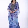 Printed Long Kaftan for Women – Lightweight Summer Dress