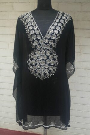 Alternative view of Short Kaftan KF609