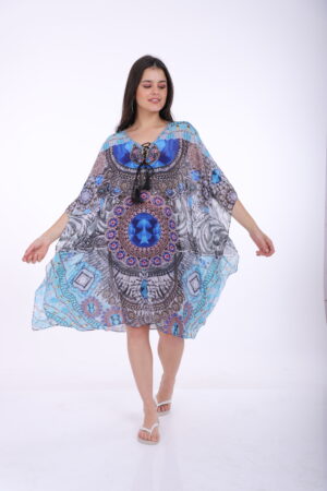 Printed Kaftan KF 102