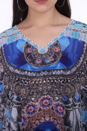 Alternative view of Printed Kaftan 105