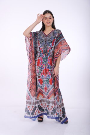 Printed Kaftan KF110