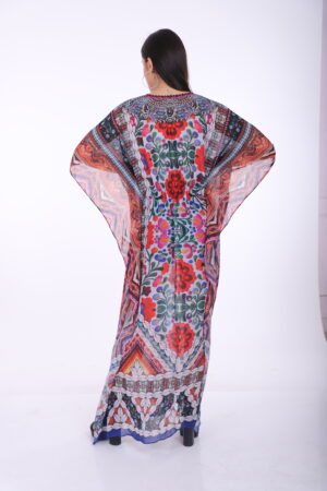 Alternative view of Printed Kaftan KF110