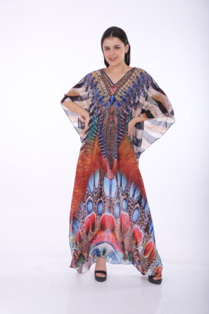 Printed Kaftan KF111