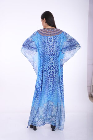 Alternative view of Printed Kaftan KF113