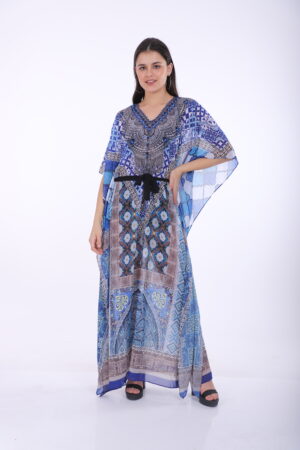 Printed Kaftan KF114