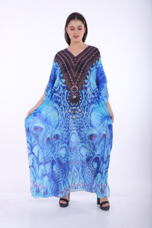 Printed Kaftan KF115
