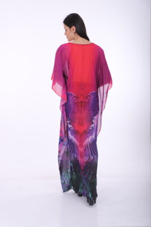 Alternative view of Printed Kaftan KF117