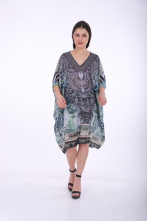 Printed Kaftan KF118