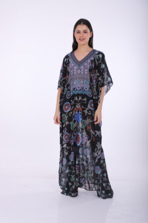 Printed Kaftan KF220
