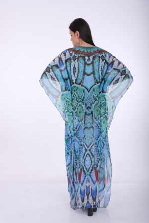 Alternative view of Printed Kaftan KF221