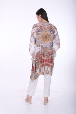 Alternative view of Printed Kaftan KF225